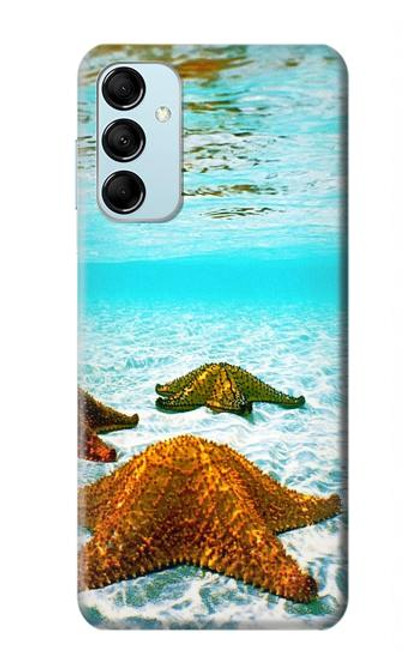 W1679 Starfish Sea Beach Hard Case and Leather Flip Case For Samsung Galaxy M14