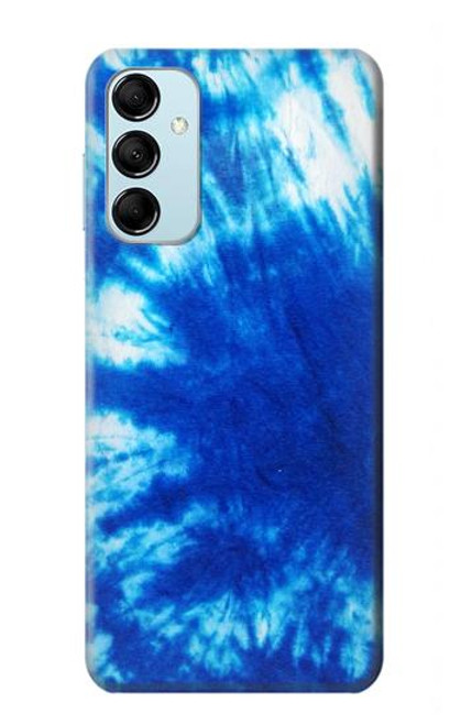 W1869 Tie Dye Blue Hard Case and Leather Flip Case For Samsung Galaxy M14