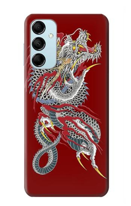 W2104 Yakuza Dragon Tattoo Hard Case and Leather Flip Case For Samsung Galaxy M14