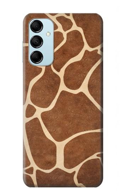 W2326 Giraffe Skin Hard Case and Leather Flip Case For Samsung Galaxy M14