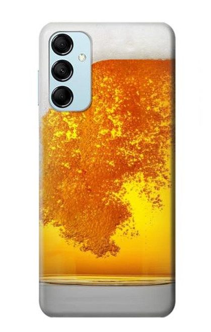 W2391 Beer Glass Hard Case and Leather Flip Case For Samsung Galaxy M14