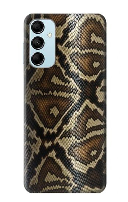 W2712 Anaconda Amazon Snake Skin Graphic Printed Hard Case and Leather Flip Case For Samsung Galaxy M14