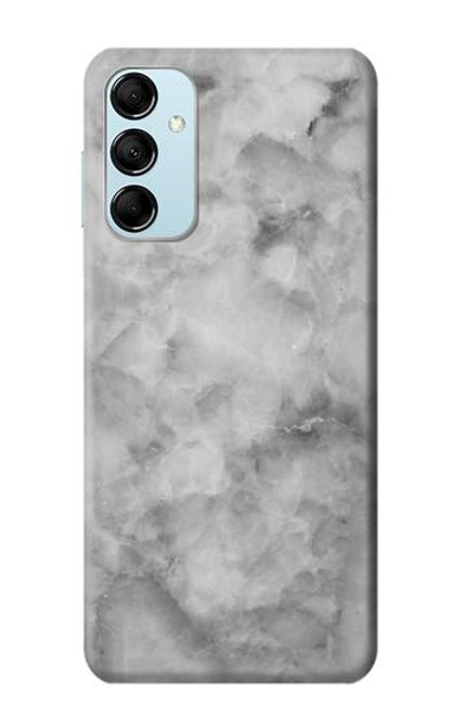 W2845 Gray Marble Texture Hard Case and Leather Flip Case For Samsung Galaxy M14