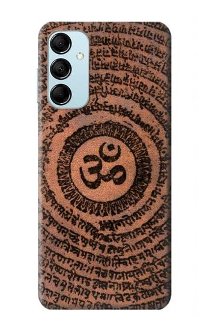 W2874 Om Symbol Tattoo Hard Case and Leather Flip Case For Samsung Galaxy M14