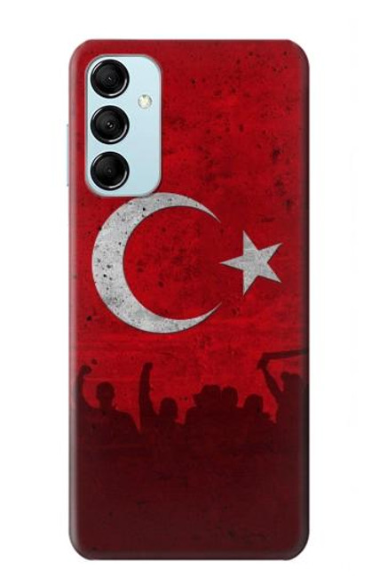 W2991 Turkey Football Soccer Hard Case and Leather Flip Case For Samsung Galaxy M14