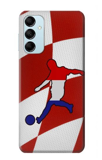 W2993 Croatia Football Soccer Hard Case and Leather Flip Case For Samsung Galaxy M14