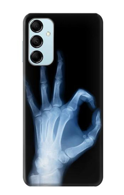 W3239 X-Ray Hand Sign OK Hard Case and Leather Flip Case For Samsung Galaxy M14