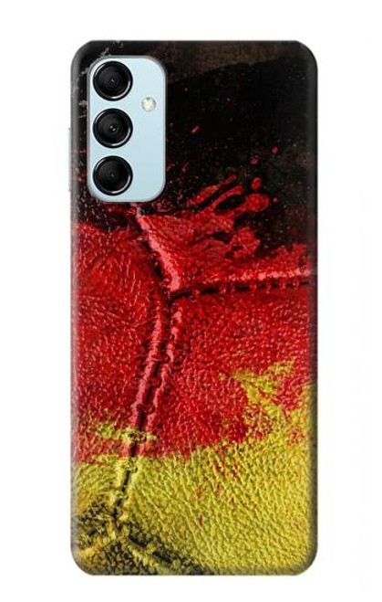 W3303 Germany Flag Vintage Football Graphic Hard Case and Leather Flip Case For Samsung Galaxy M14