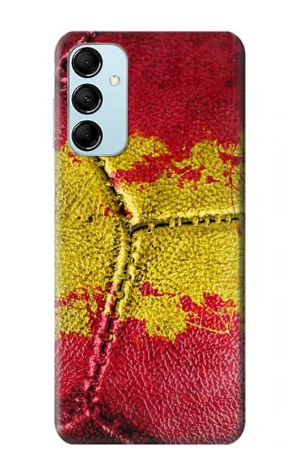 W3315 Spain Flag Vintage Football Graphic Hard Case and Leather Flip Case For Samsung Galaxy M14