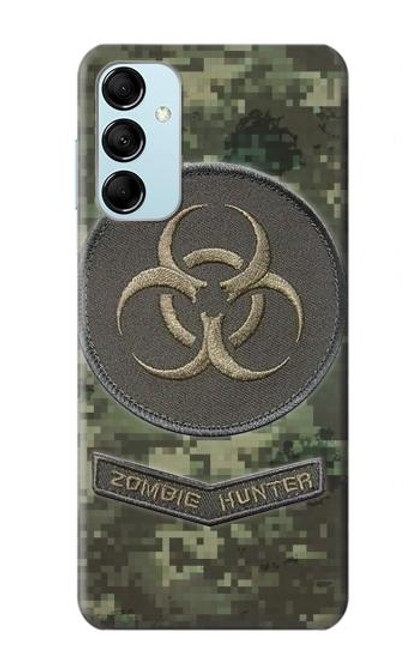 W3468 Biohazard Zombie Hunter Graphic Hard Case and Leather Flip Case For Samsung Galaxy M14