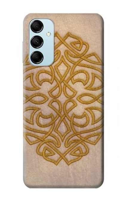 W3796 Celtic Knot Hard Case and Leather Flip Case For Samsung Galaxy M14