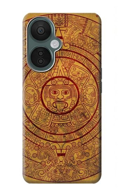 W0692 Mayan Calendar Hard Case and Leather Flip Case For OnePlus Nord CE 3 Lite, Nord N30 5G