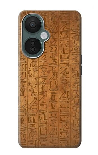 W2805 Egyptian Hierogylphics Papyrus of Ani Hard Case and Leather Flip Case For OnePlus Nord CE 3 Lite, Nord N30 5G