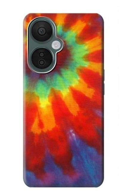 W2985 Colorful Tie Dye Texture Hard Case and Leather Flip Case For OnePlus Nord CE 3 Lite, Nord N30 5G