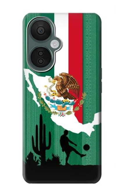 W2994 Mexico Football Soccer Hard Case and Leather Flip Case For OnePlus Nord CE 3 Lite, Nord N30 5G