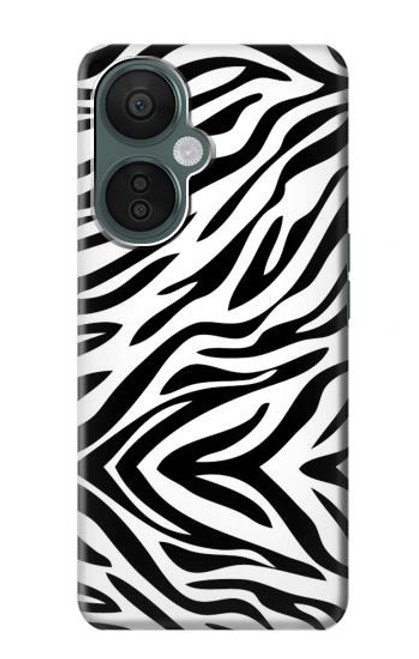 W3056 Zebra Skin Texture Graphic Printed Hard Case and Leather Flip Case For OnePlus Nord CE 3 Lite, Nord N30 5G