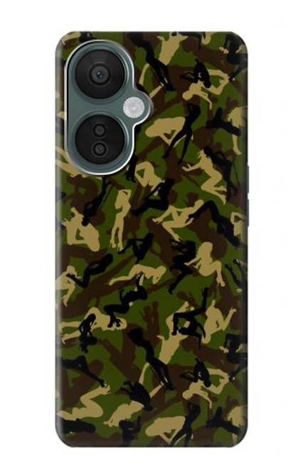 W3356 Sexy Girls Camo Camouflage Hard Case and Leather Flip Case For OnePlus Nord CE 3 Lite, Nord N30 5G