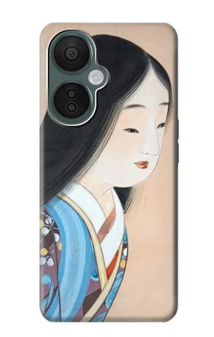 W3483 Japan Beauty Kimono Hard Case and Leather Flip Case For OnePlus Nord CE 3 Lite, Nord N30 5G