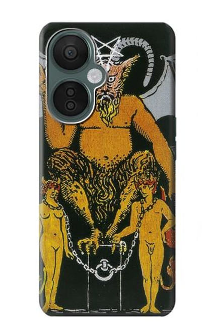 W3740 Tarot Card The Devil Hard Case and Leather Flip Case For OnePlus Nord CE 3 Lite, Nord N30 5G