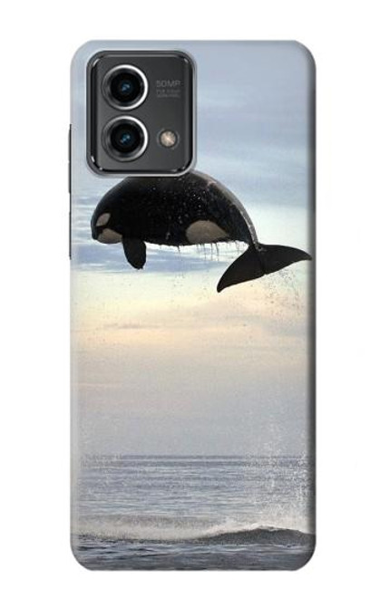 W1349 Killer whale Orca Hard Case and Leather Flip Case For Motorola Moto G Stylus 5G (2023)