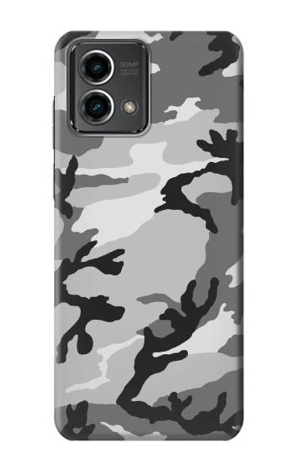 W1721 Snow Camouflage Graphic Printed Hard Case and Leather Flip Case For Motorola Moto G Stylus 5G (2023)