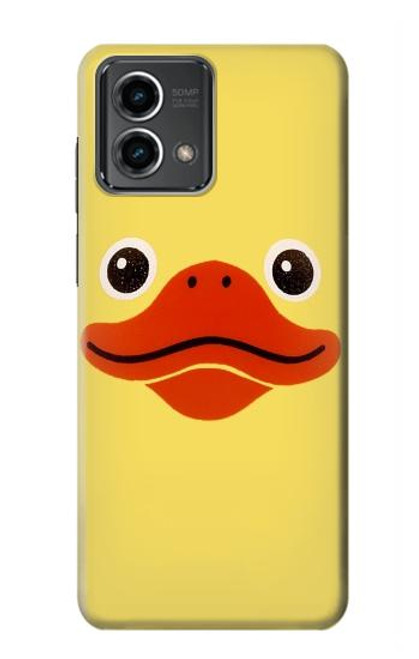 W1922 Duck Face Hard Case and Leather Flip Case For Motorola Moto G Stylus 5G (2023)