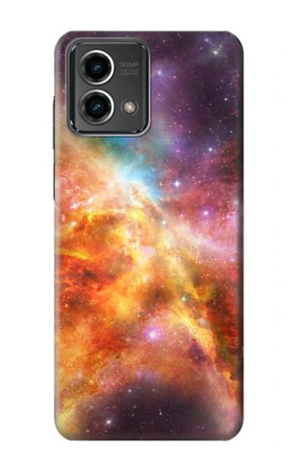 W1963 Nebula Rainbow Space Hard Case and Leather Flip Case For Motorola Moto G Stylus 5G (2023)