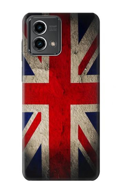 W2894 Vintage British Flag Hard Case and Leather Flip Case For Motorola Moto G Stylus 5G (2023)