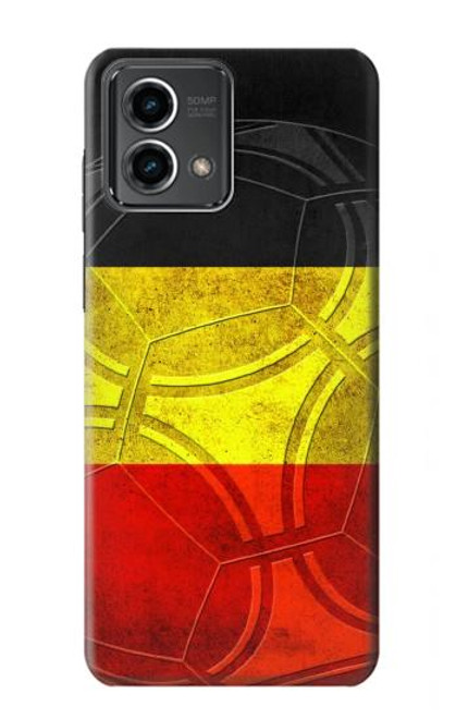 W2965 Belgium Football Soccer Hard Case and Leather Flip Case For Motorola Moto G Stylus 5G (2023)