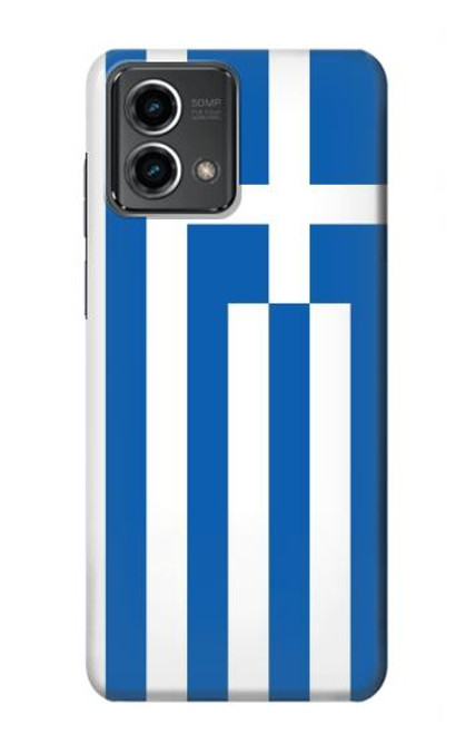 W3102 Flag of Greece Hard Case and Leather Flip Case For Motorola Moto G Stylus 5G (2023)