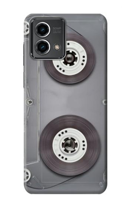 W3159 Cassette Tape Hard Case and Leather Flip Case For Motorola Moto G Stylus 5G (2023)