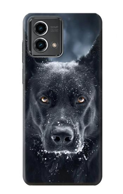 W3168 German Shepherd Black Dog Hard Case and Leather Flip Case For Motorola Moto G Stylus 5G (2023)