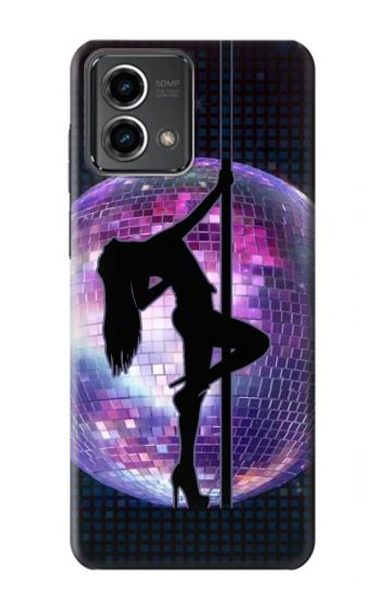 W3284 Sexy Girl Disco Pole Dance Hard Case and Leather Flip Case For Motorola Moto G Stylus 5G (2023)