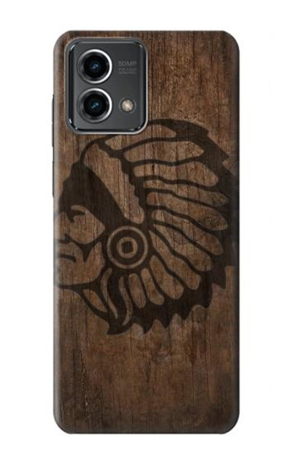 W3443 Indian Head Hard Case and Leather Flip Case For Motorola Moto G Stylus 5G (2023)