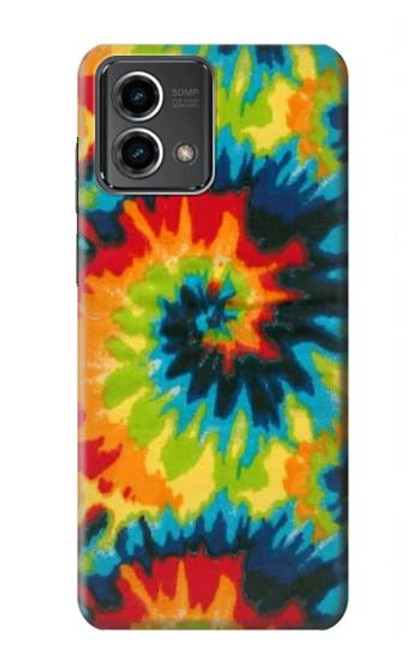 W3459 Tie Dye Hard Case and Leather Flip Case For Motorola Moto G Stylus 5G (2023)