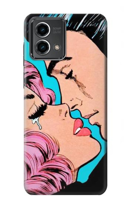 W3469 Pop Art Hard Case and Leather Flip Case For Motorola Moto G Stylus 5G (2023)