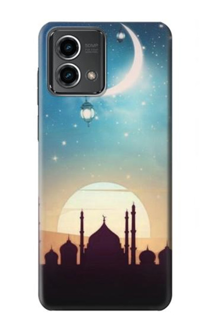 W3502 Islamic Sunset Hard Case and Leather Flip Case For Motorola Moto G Stylus 5G (2023)