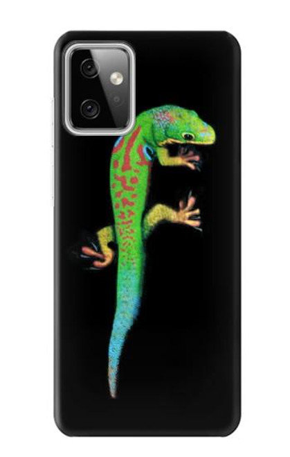 W0125 Green Madagascan Gecko Hard Case and Leather Flip Case For Motorola Moto G Power (2023) 5G