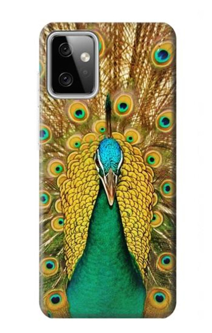 W0513 Peacock Hard Case and Leather Flip Case For Motorola Moto G Power (2023) 5G