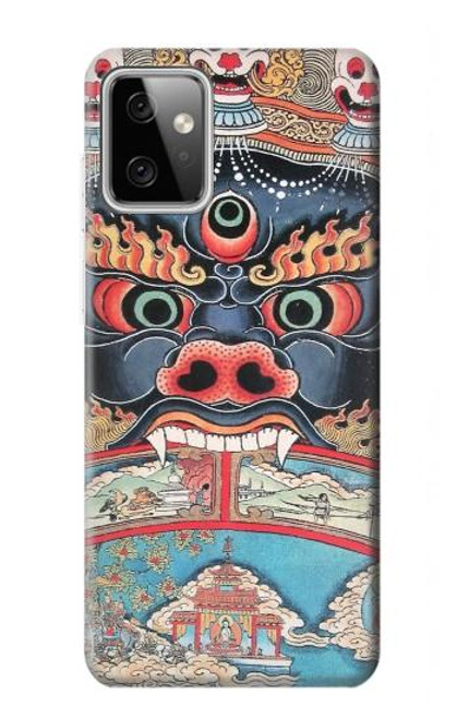 W0572 Tibet Art Hard Case and Leather Flip Case For Motorola Moto G Power (2023) 5G