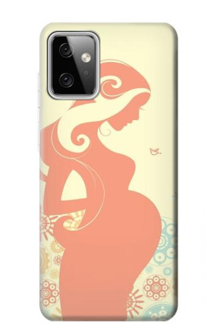 W0815 Pregnant Art Hard Case and Leather Flip Case For Motorola Moto G Power (2023) 5G