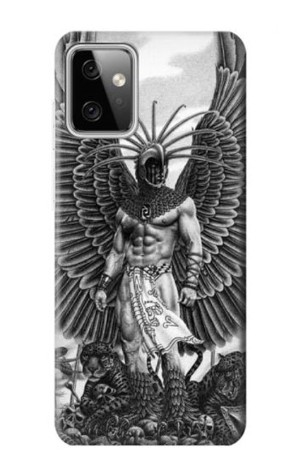 W1235 Aztec Warrior Hard Case and Leather Flip Case For Motorola Moto G Power (2023) 5G