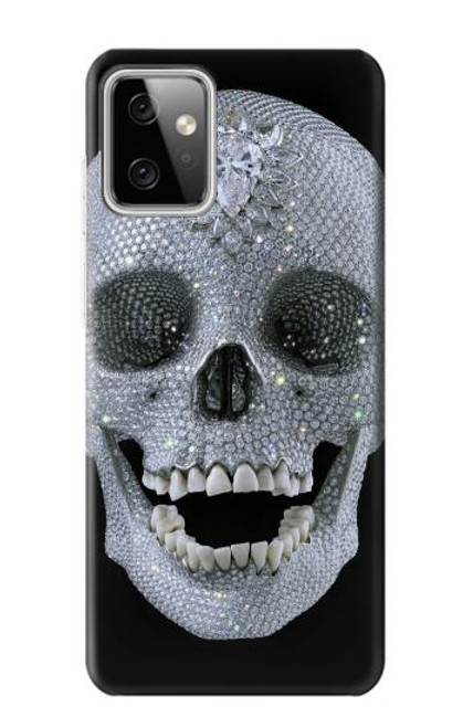 W1286 Diamond Skull Hard Case and Leather Flip Case For Motorola Moto G Power (2023) 5G