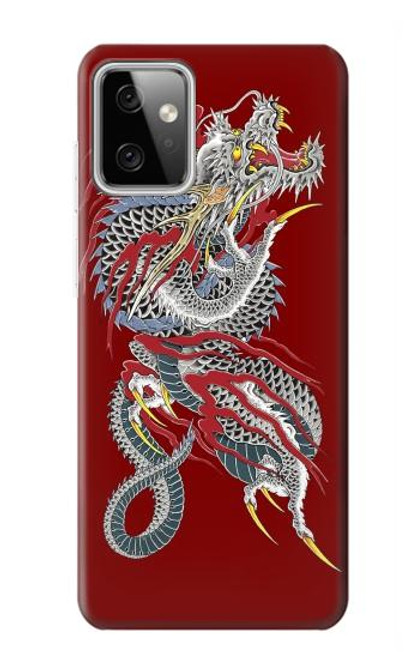 W2104 Yakuza Dragon Tattoo Hard Case and Leather Flip Case For Motorola Moto G Power (2023) 5G