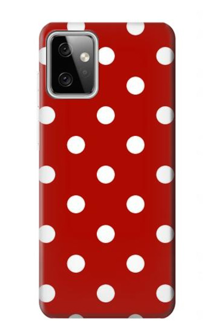 W2951 Red Polka Dots Hard Case and Leather Flip Case For Motorola Moto G Power (2023) 5G