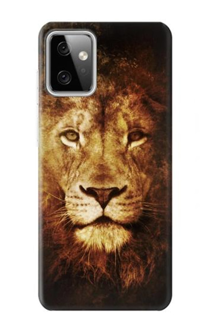 W3182 Lion Hard Case and Leather Flip Case For Motorola Moto G Power (2023) 5G