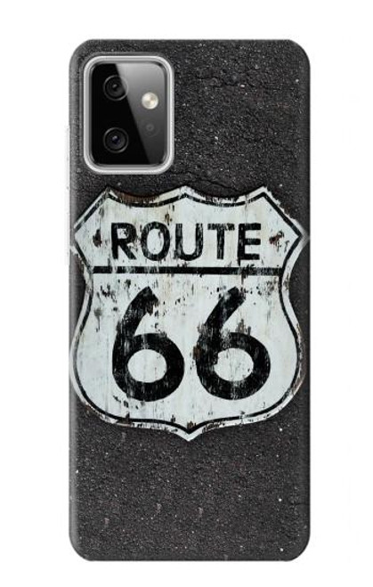 W3207 Route 66 Sign Hard Case and Leather Flip Case For Motorola Moto G Power (2023) 5G