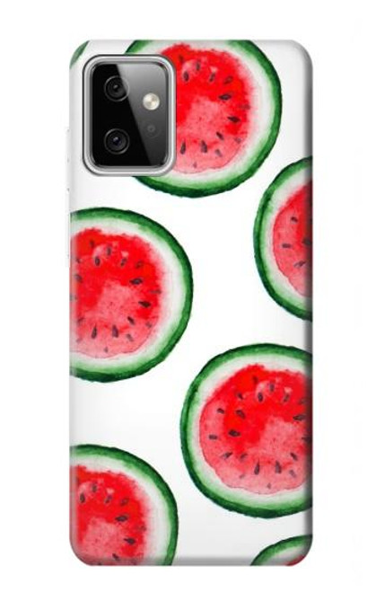 W3236 Watermelon Pattern Hard Case and Leather Flip Case For Motorola Moto G Power (2023) 5G