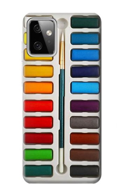 W3243 Watercolor Paint Set Hard Case and Leather Flip Case For Motorola Moto G Power (2023) 5G