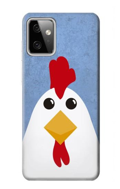 W3254 Chicken Cartoon Hard Case and Leather Flip Case For Motorola Moto G Power (2023) 5G